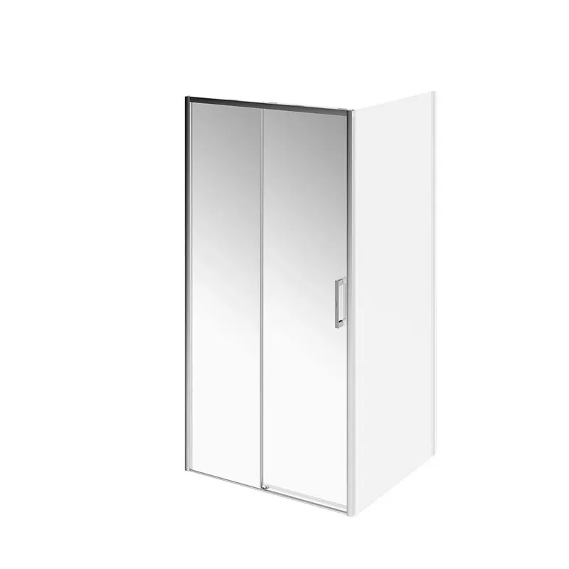 Душевая дверь в нишу KERAMA MARAZZI Lindo LN.100.SD.CR профиль глянцевый хром, стекло прозрачное Sancos — официальный сайт