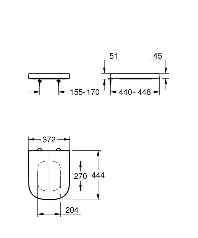 Сиденье для унитаза GROHE Euro Ceramic, альпин-белый (39331002) Sancos — официальный сайт