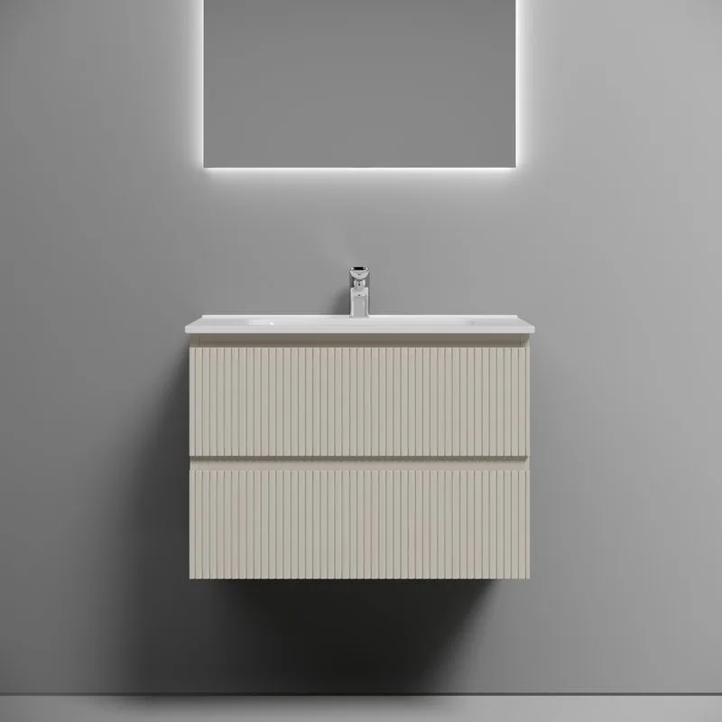 Тумба с раковиной Sancos Snob T 70 beige soft, раковина CN7007 Sancos — официальный сайт