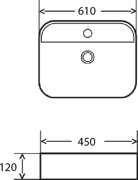 Накладная раковина AQUAme AQM5003 Sancos — официальный сайт