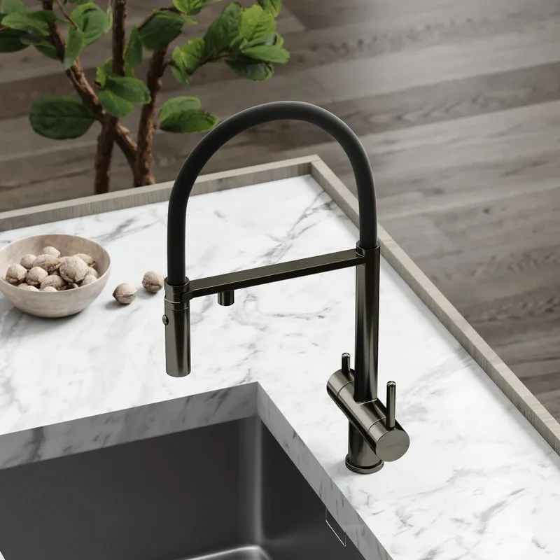 Смеситель для кухни Sancos Imola SC4010GG под фильтр, вороненая сталь Sancos — официальный сайт