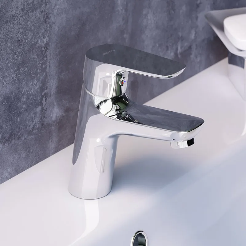 Смеситель для раковины Damixa Jupiter 770210001 хром Sancos — официальный сайт