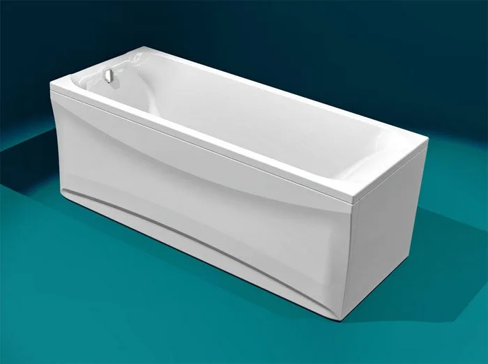 Акриловая ванна AQUATEK Альфа ALF170-0000062 170x70 см, пристенная, белая, с каркасом Sancos — официальный сайт