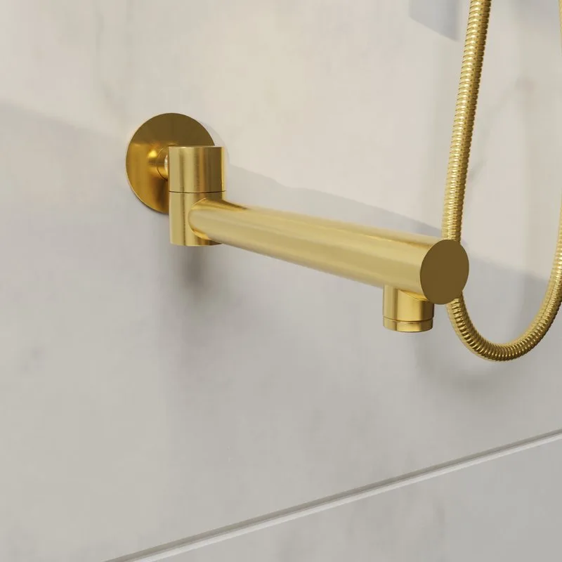 Душевой комплект RGW Shower Panels SP-55G, С ВНУТРЕННЕЙ ЧАСТЬЮ, золото Sancos — официальный сайт