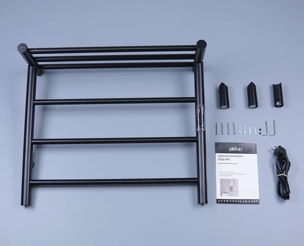 Полотенцесушитель электрический Abber Standard 4614 50x60 см, подключение справа, слева, скрытое под Sancos — официальный сайт