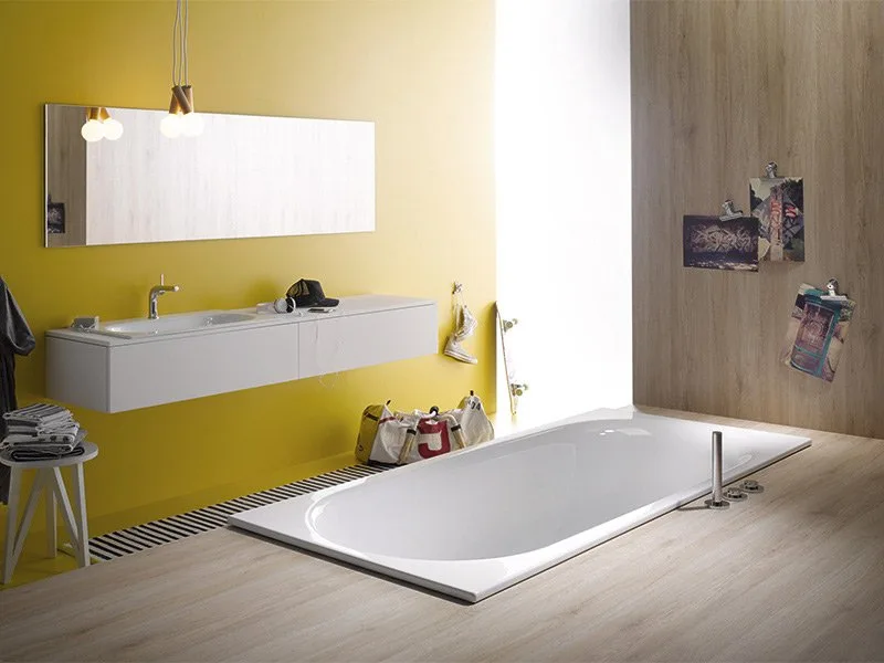 Стальная ванна Bette Comodo 180x80 см, встраиваемая, с самоочищающимся покрытием, с шумоизоляцией Sancos — официальный сайт