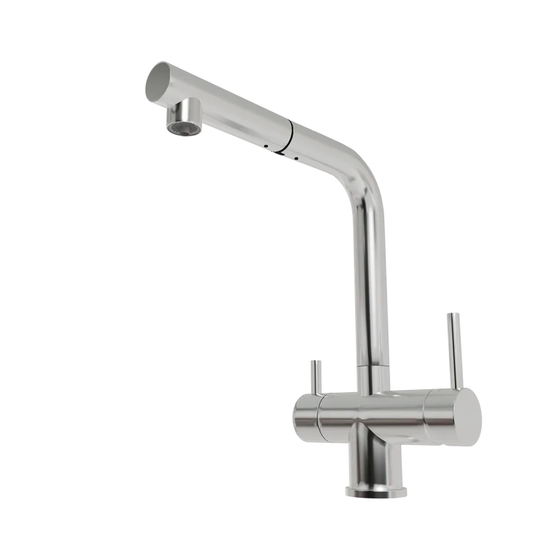 Смеситель для кухни Emar Steel ЕСВ 7017 хром Sancos — официальный сайт