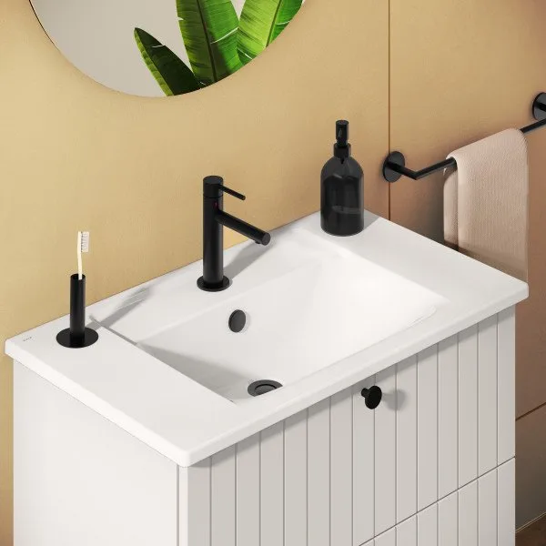 Смеситель для раковины VitrA Origin A4255636WTC матовый черный Sancos — официальный сайт