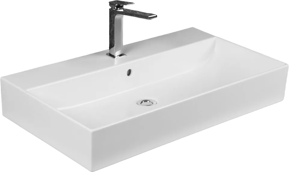 Накладная раковина Hatria Bahia_13 BH0800465011TS0 80x46 см Sancos — официальный сайт