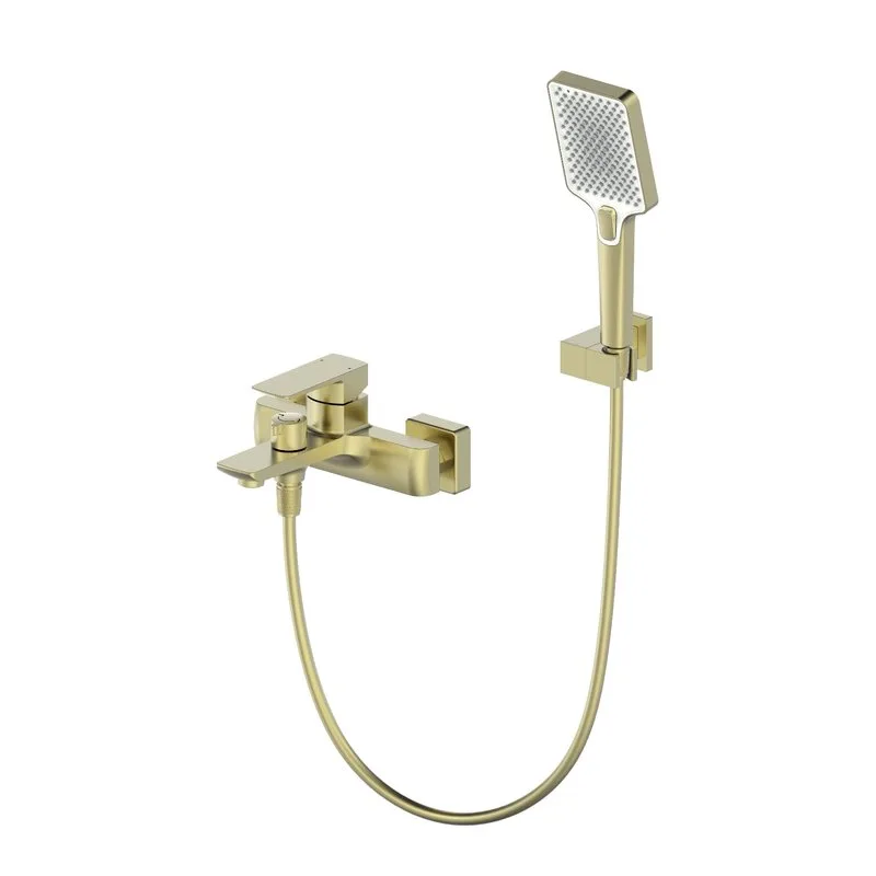 Смеситель для ванны с душем Wonzon & Woghand WW-88639003A-BG, брашированное золото Sancos — официальный сайт