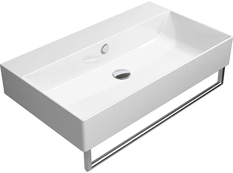 Накладная раковина GSI Kube X 9422011 80 см Sancos — официальный сайт