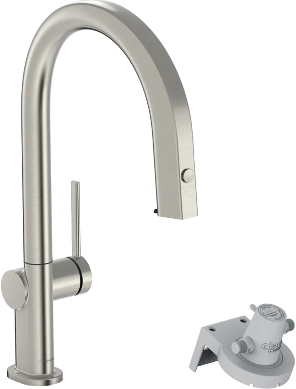 Смеситель для кухни Hansgrohe Aqittura M91 76803800 сталь Sancos — официальный сайт