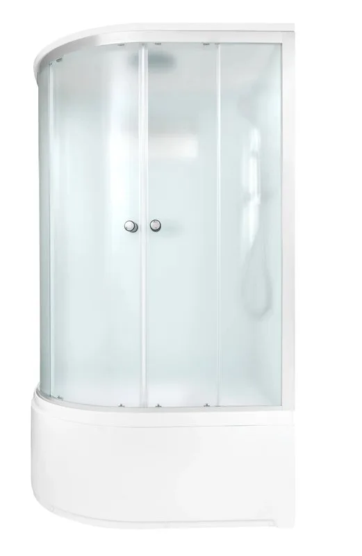 Душевая кабина DTO D120SR (120х80х220), высокий поддон (50 см), профиль хром, стекло матовое (4 мм), Sancos — официальный сайт