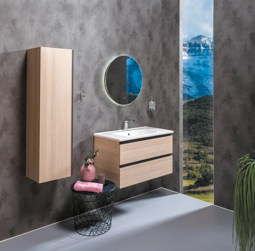 Тумба под раковину без столешницы Armadi Art Capolda 85 light wood Sancos — официальный сайт