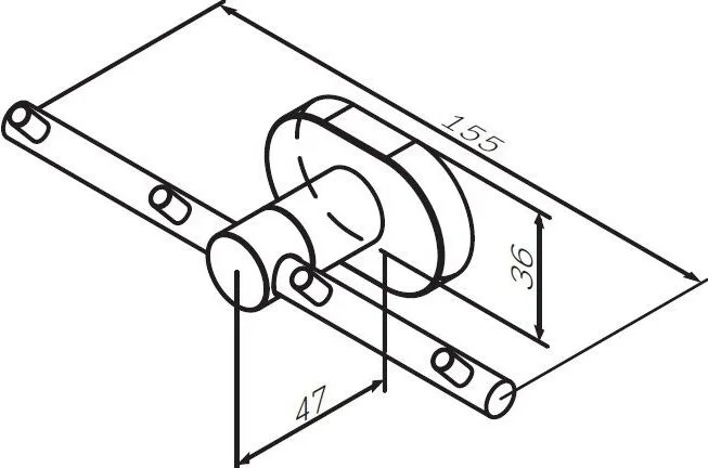 Крючок AM.PM Sense L A7435900 Sancos — официальный сайт