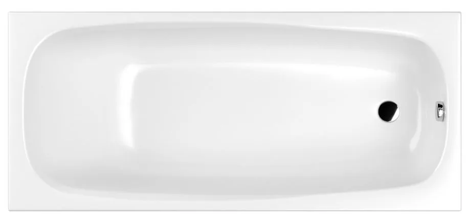 Акриловая ванна WHITECROSS Layla Slim 170x75 см, пристенная, белая Sancos — официальный сайт