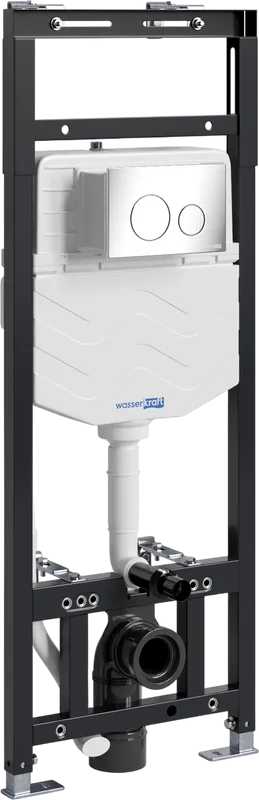 Система инсталляции для унитазов Wasserkraft Alme 15TLT.010.ME.CH02, с кнопкой смыва хром Sancos — официальный сайт