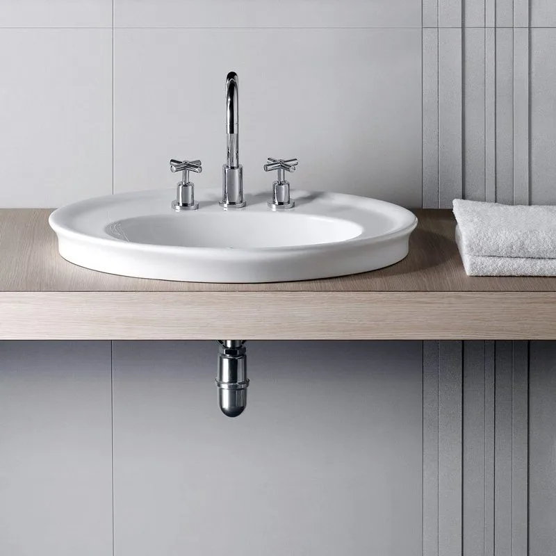 Раковина Hatria Dolcevita Y0PL01 65 см, белая Sancos — официальный сайт
