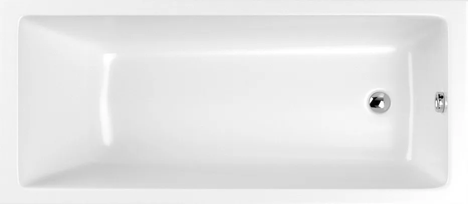 Акриловая ванна WHITECROSS Wave 130x70 см, пристенная, белая Sancos — официальный сайт