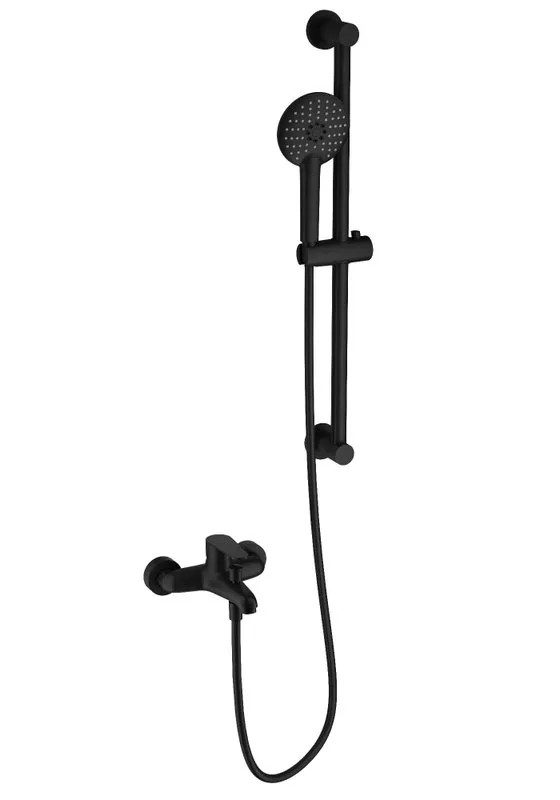 Смеситель для ванны с душем Wonzon & Woghand WW-AE3205-MB, матовый черный Sancos — официальный сайт