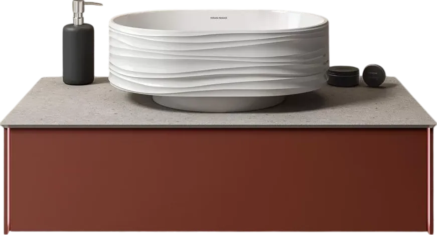 Тумба под раковину без столешницы KERAMA MARAZZI Magica 90 венецианский красный матовый Sancos — официальный сайт