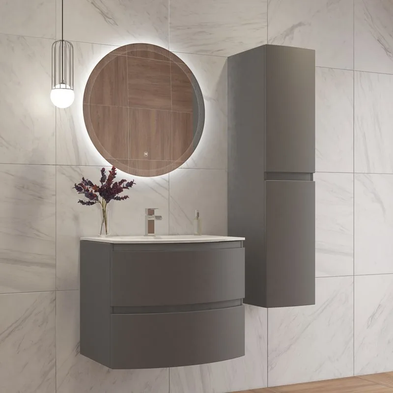 Зеркало круглое Cezares Eco 80 с подсветкой Sancos — официальный сайт