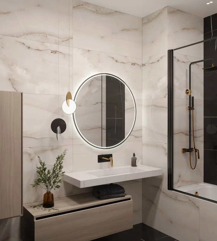Раковина Armadi Art Flat Calacatta 120 Sancos — официальный сайт