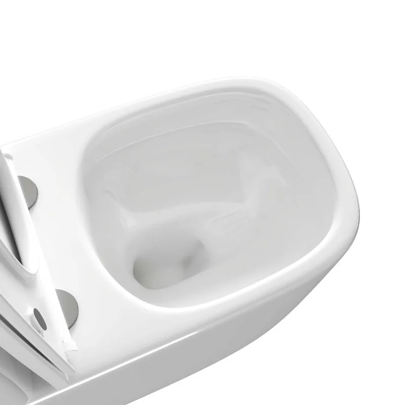 Унитаз-компакт напольный AQUATEK Optima Plus Square AQ4451-00 безободковый, с микролифтом Sancos — официальный сайт