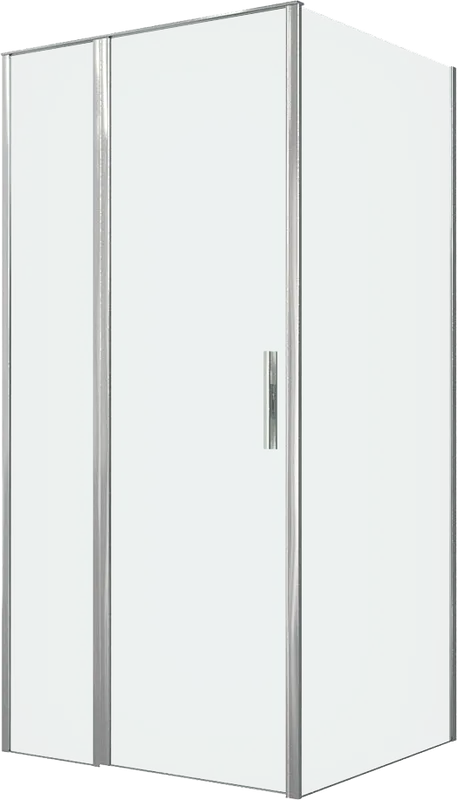 Душевой уголок Allen Brau Priority 100x90, профиль хром, стекло прозрачное Sancos — официальный сайт