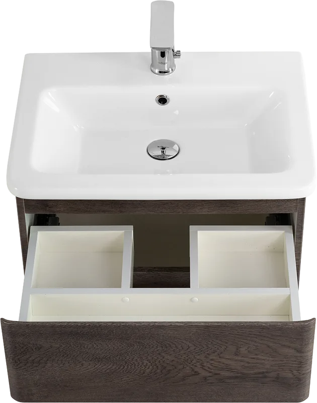 Тумба под раковину без столешницы BelBagno Albano-Cer 50 подвесная, robere nature grigio Sancos — официальный сайт