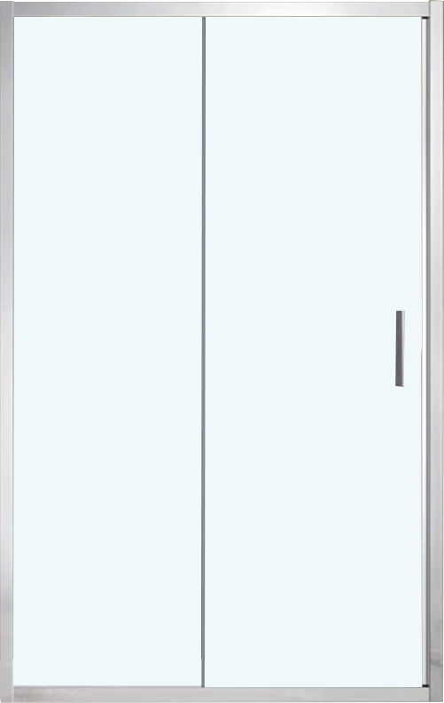 Душевая дверь в нишу Vincea Garda VDS-1G120CLBN 120 см, профиль брашированный никель, стекло прозрач Sancos — официальный сайт
