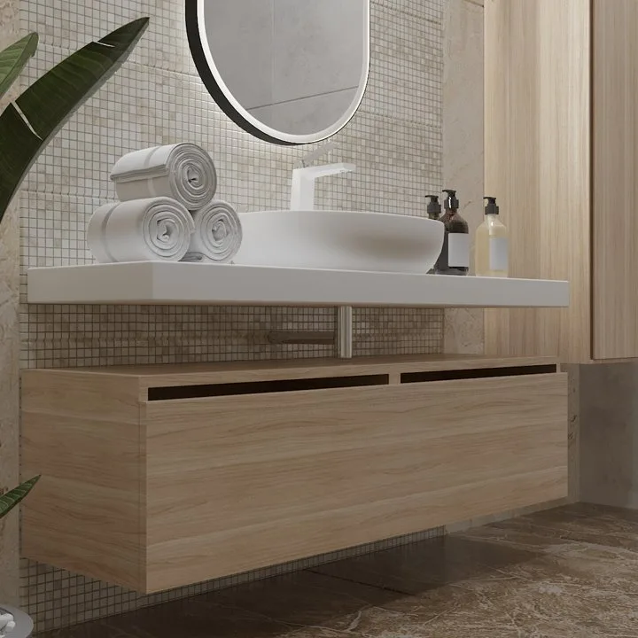 Тумба Armadi Art Flat Valessi Uno-S 140 light oak Sancos — официальный сайт