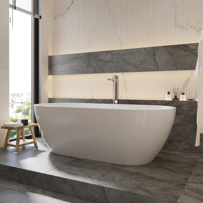 Напольный смеситель для ванны с душем Hansgrohe Metropol 32532000 Sancos — официальный сайт
