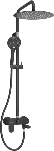 Душевая стойка Wasserkraft Elbe 7400 A174.160.078.CB, черная