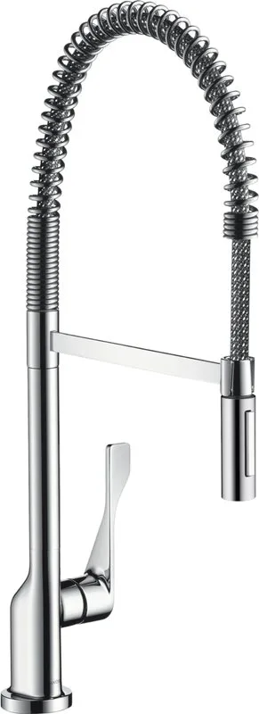Смеситель для кухни Axor Citterio Semi-Pro 39840000 хром, с гибким изливом Sancos — официальный сайт