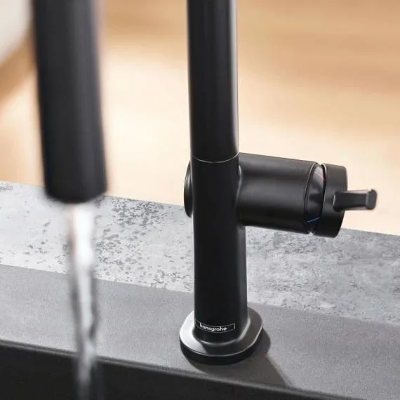 Смеситель для кухни Hansgrohe Talis M54 72806670 матовый черный Sancos — официальный сайт