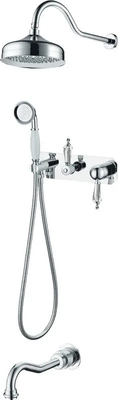 Душевой комплект Boheme Brilante Ripresa 348, С ВНУТРЕННЕЙ ЧАСТЬЮ Sancos — официальный сайт