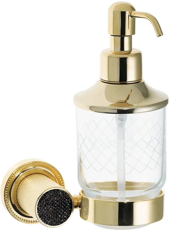 Дозатор Boheme Royal Cristal Black Gold подвесной Sancos — официальный сайт