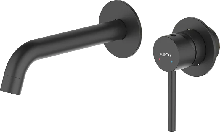 Смеситель для раковины AQUATEK Европа AQ1313MB С ВНУТРЕННЕЙ ЧАСТЬЮ, матовый черный Sancos — официальный сайт