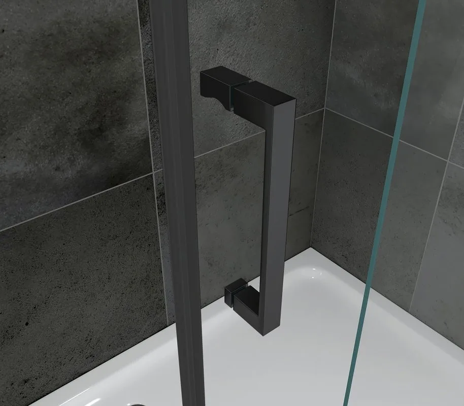 Душевой уголок Abber Komfort AG93160B-S92B 160х90 см, профиль матовый черный, стекло прозрачное Sancos — официальный сайт