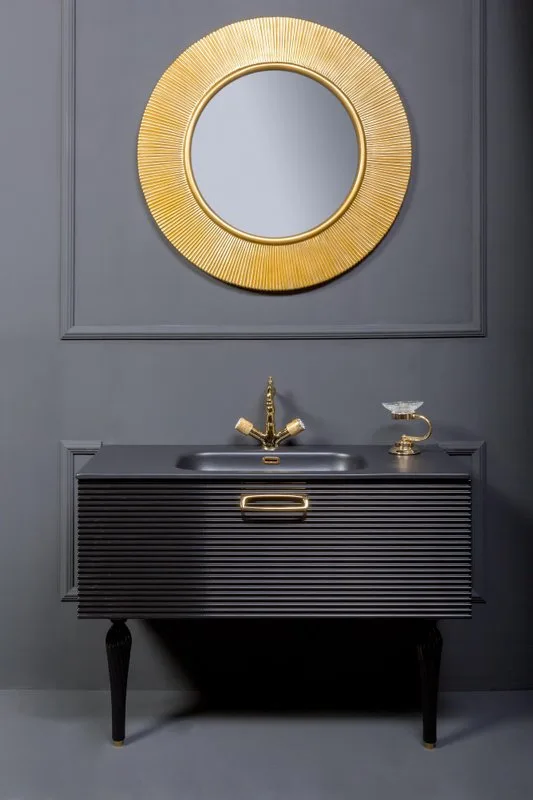 Зеркало круглое Armadi Art NeoArt Shine золото, с подсветкой Sancos — официальный сайт