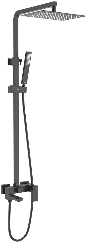 Душевая стойка AQUATEK Либра AQ2640MB, матовая черная Sancos — официальный сайт