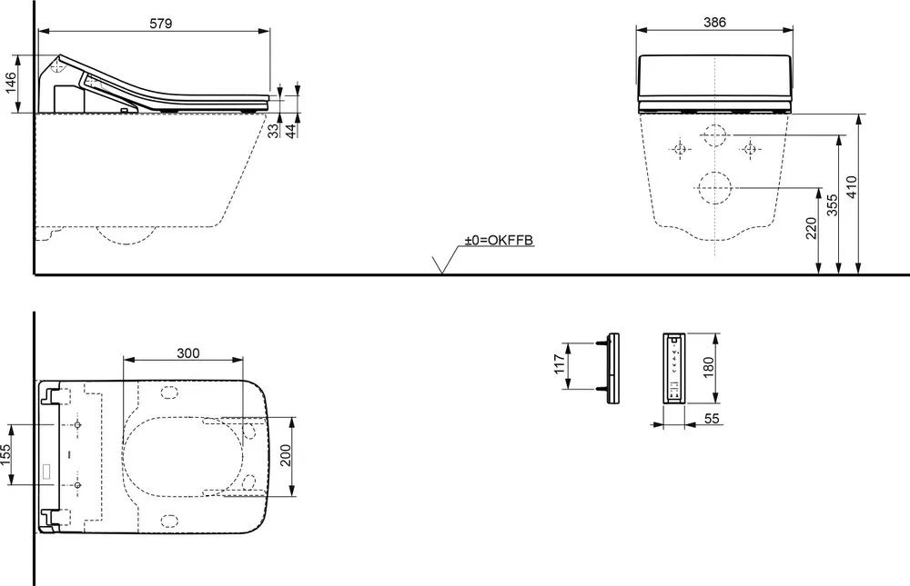 Крышка-сиденье Toto Washlet TCF896CG#NW1 с дистанционным управлением Sancos — официальный сайт