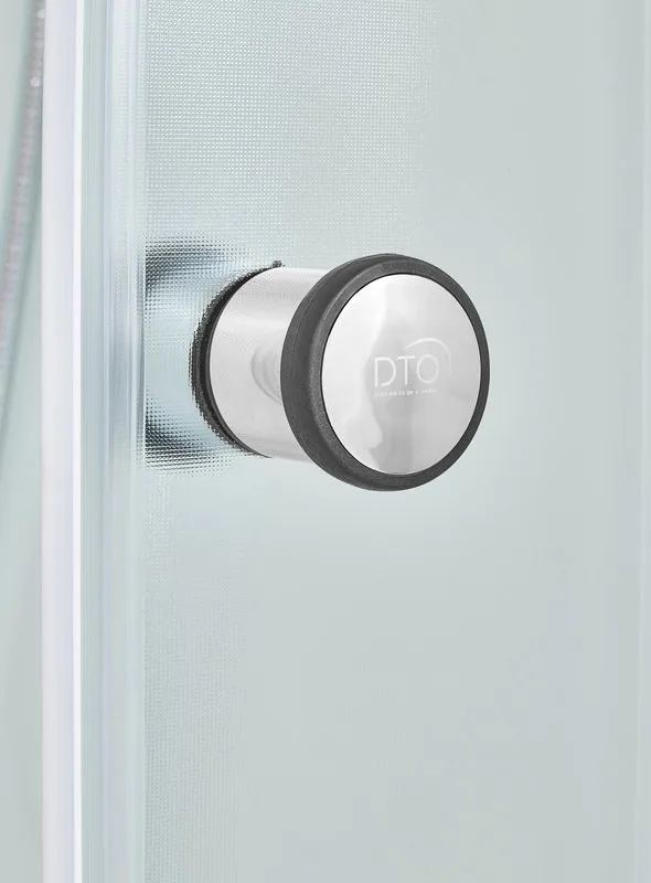 Душевая кабина DTO D01 100х100, низкий поддон, профиль хром, стекло матовое Sancos — официальный сайт