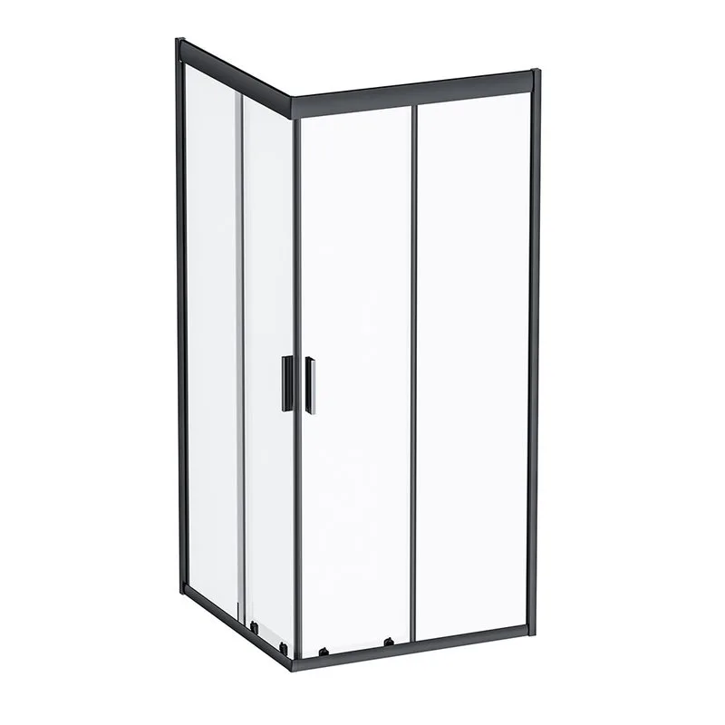 Душевой уголок AM.PM Gem W90G-403-090BT 90x90, профиль черный Sancos — официальный сайт