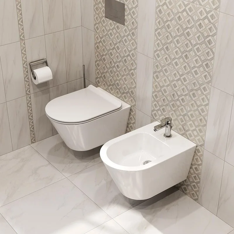 Унитаз подвесной KERAMA MARAZZI Plaza Modern PLMR.wc.02 Sancos — официальный сайт