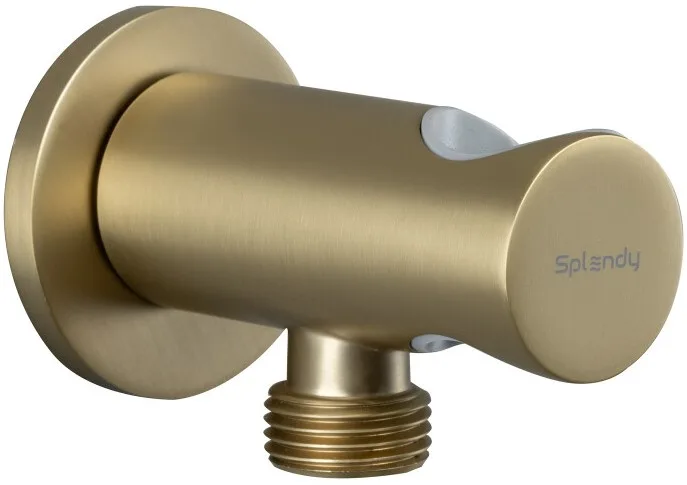 Шланговое подключение Splendy AA215YRLGM, брашированное золото Sancos — официальный сайт