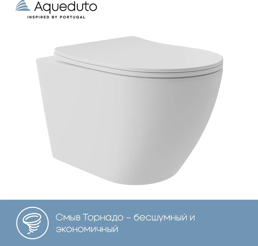 Унитаз подвесной Aqueduto Ovo Plus OVOT0220 Sancos — официальный сайт