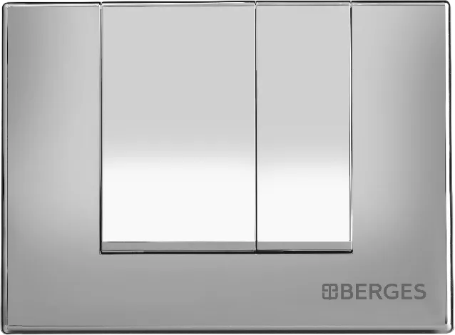 Система инсталляции для унитазов Berges Novum 040243, с кнопкой смыва, хром глянец Sancos — официальный сайт