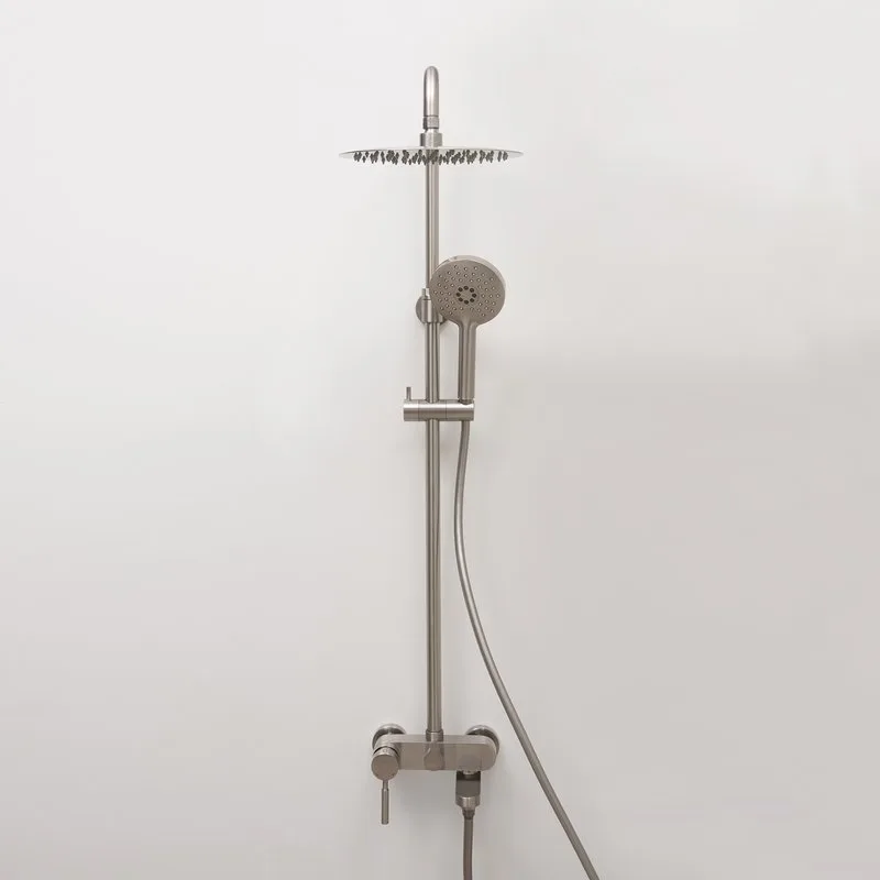 Душевая стойка Wasserkraft A14201, никель Sancos — официальный сайт